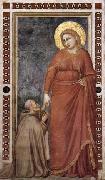 GIOTTO di Bondone, Mary Magdalene and Cardinal Pontano